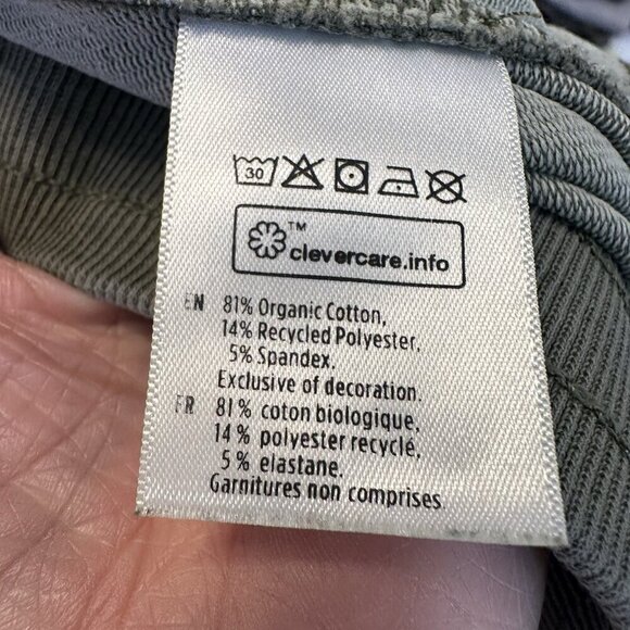 Tentree Wide Leg Pants Women’s Medium Green Organic Cotton Athleisure Yoga Soft - Picture 10 of 13